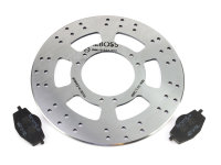 Brake disc brake pads set front