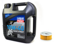 Engine oil mineral 10W40 4 liters + oil filter OX408