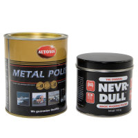 Nevr Dull polishing cotton + 750 ml precious chrome metal...