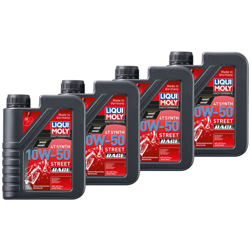 Liqui Moly 1502 Racing Synth 4T Engine Oil 10W-50 (Compatible With